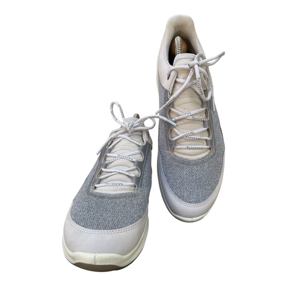 ECCO BIOM Fjuel Women's Sneakers – White/Gray – Size 9 (EU 40, UK 7) - Picture 9 of 10